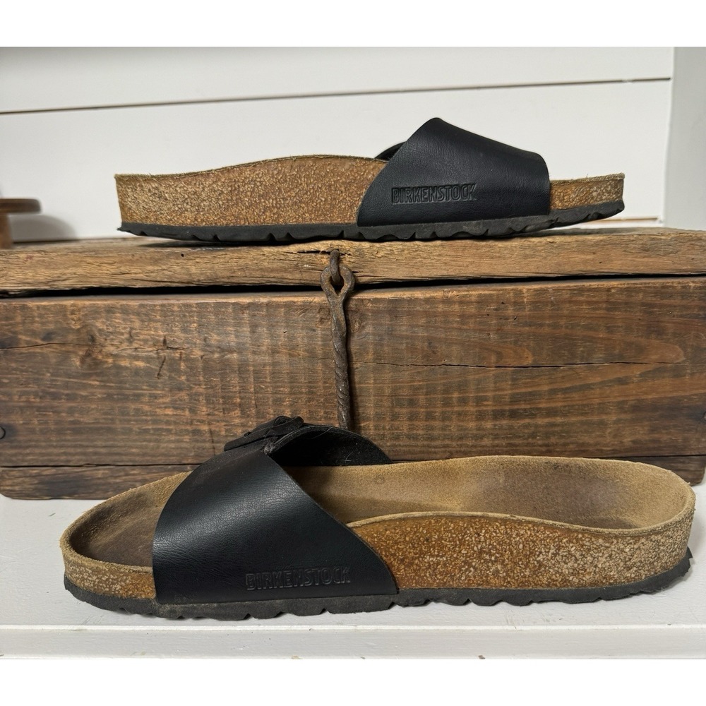 Original BIRKENSTOCK Sandal Black Slide size 8.5 EU 39 - Picture 3 of 6